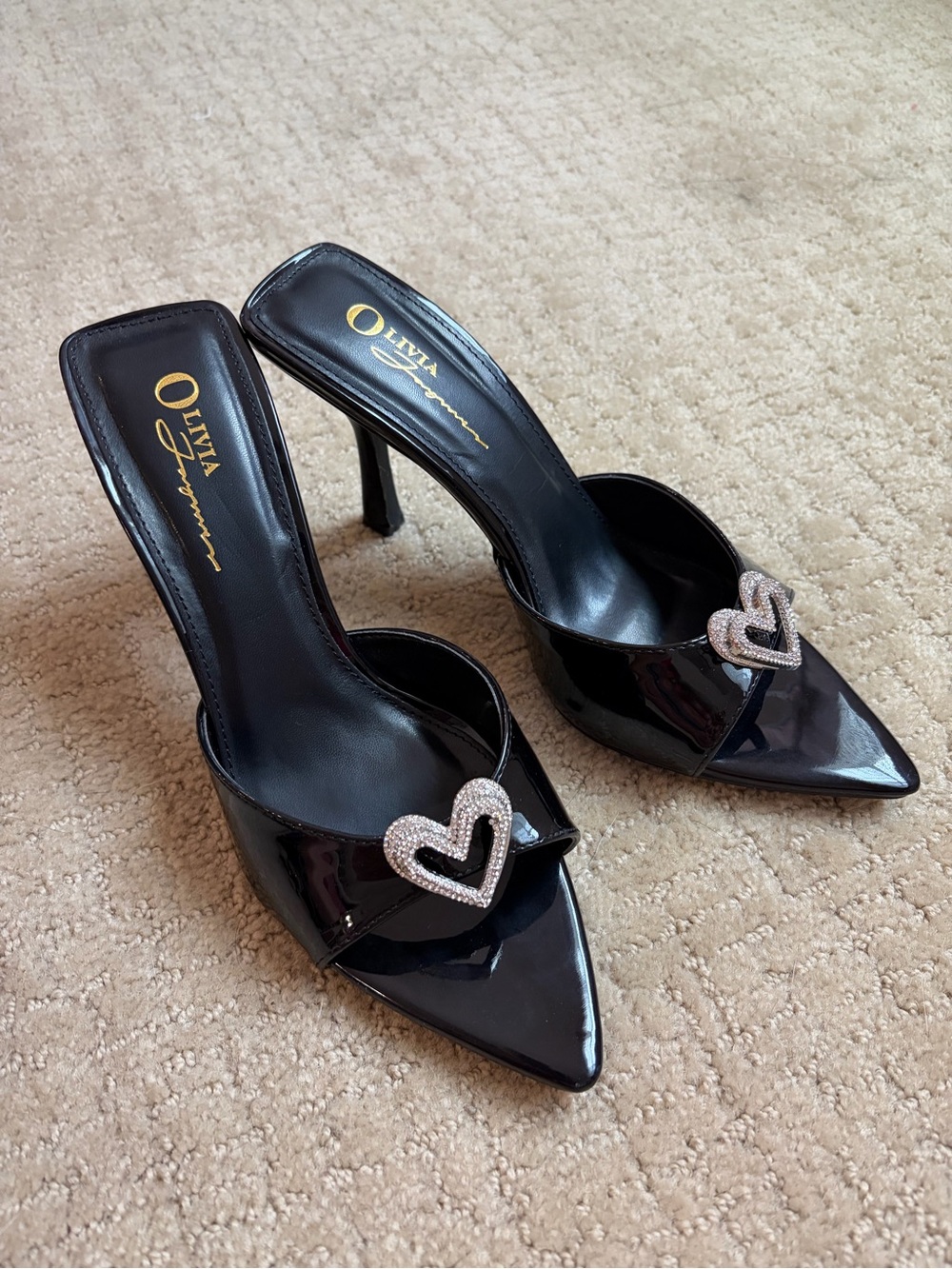 Fashion Nova Heartbreak Hotel Rhinestone Heels